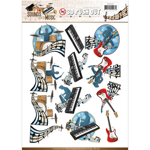 Amy Design SB10244 - Uitdrukvel - Amy Design -  Sounds of Music - Pop