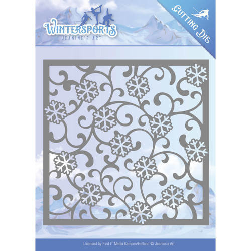 Jeanines Art JAD10028 - Mal - Jeanines Art- Wintersports - Snowframe