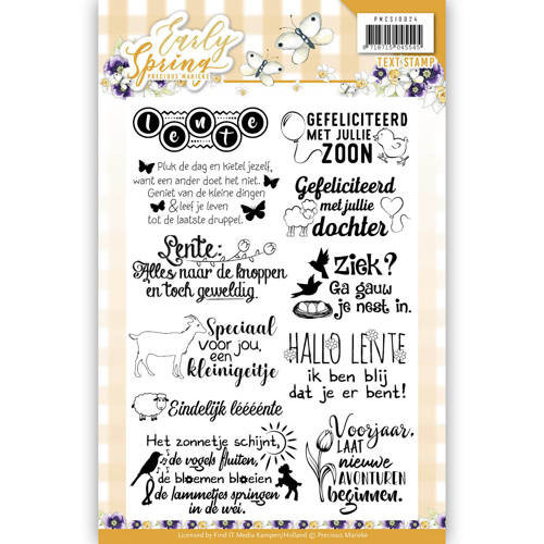 Precious Marieke PMCS10024 - Textstempel - Precious Marieke - Early Spring