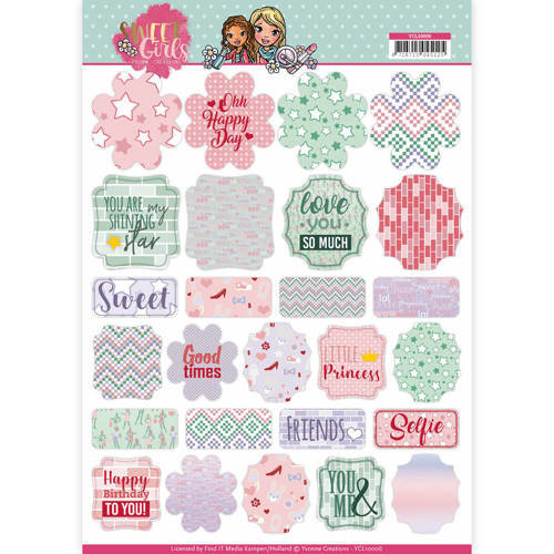 Yvonne Creations YCL10006 - Labels - Yvonne Creations - Sweet Girls