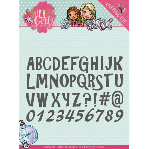 Yvonne Creations YCD10121 - Mal - Yvonne Creations - Sweet Girls - Lovely Alphabet