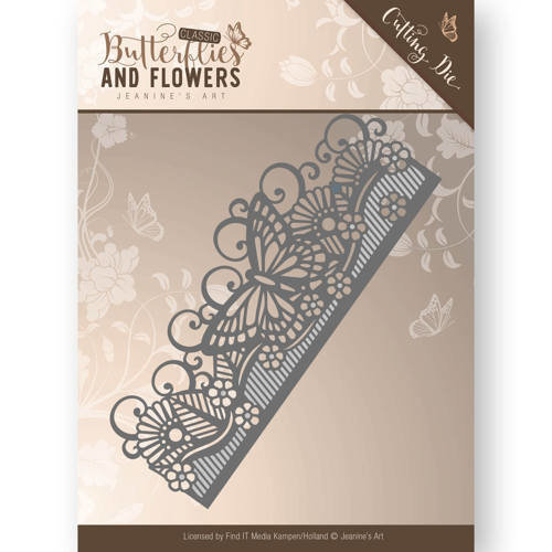 Jeanines Art JAD10021 - Mal - Jeanines Art- Classic Butterflies and Flowers - Butterfly Border