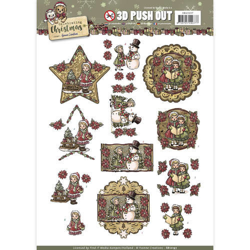 Yvonne Creations SB10197 - Uitdrukvel - Yvonne Creations - Celebrating Christmas-