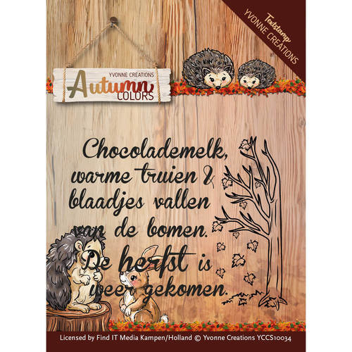 Yvonne Creations YCCS10034 - Stempel - Text stamp - Autumn Colors