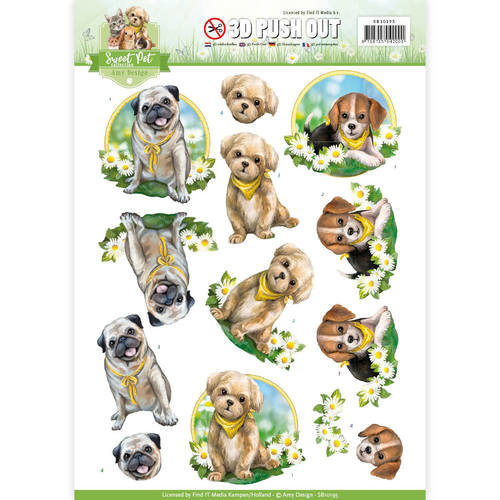 Amy Design SB10195 - Uitdrukvel - Amy Design -  Sweet Pet-Dogs