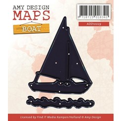 ADD10029 - Mal - Amy Design - Maps - Boat