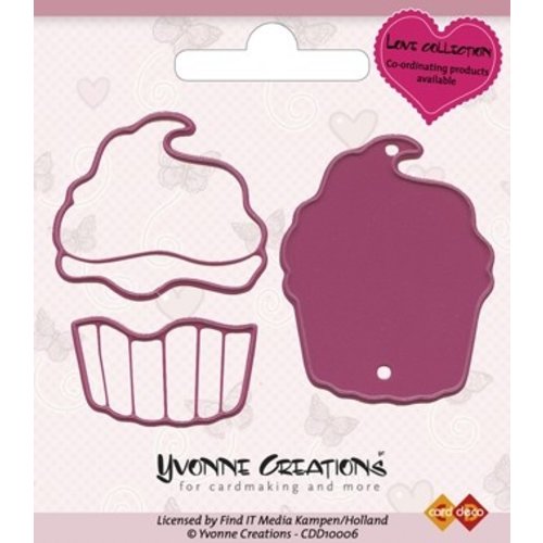 Yvonne Creations CDD10006 - Mal - Yvonne Creations - Love - Cupcake