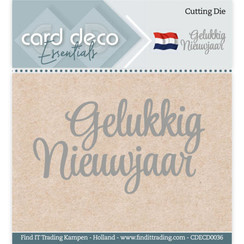 CDECD0036 - Card Deco Essentials - Cutting Dies - Gelukkig Nieuwjaar