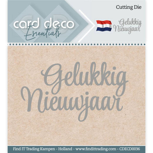 Card Deco CDECD0036 - Card Deco Essentials - Cutting Dies - Gelukkig Nieuwjaar