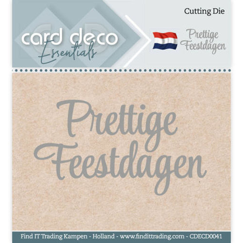 Card Deco CDECD0041 - Card Deco Essentials - Cutting Dies - Prettige Feestdagen