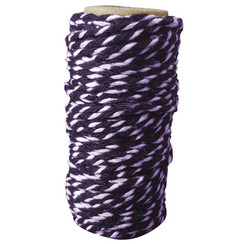 CDEBT002 - Card Deco Essentials - Bakers Twine Purple/White 