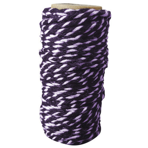 Card Deco CDEBT002 - Card Deco Essentials - Bakers Twine Purple/White 