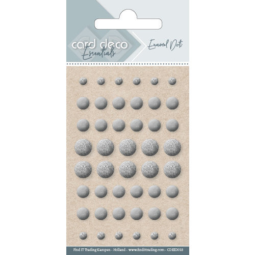 Card Deco CDEED018 - Card Deco Essentials - Enamel Dots Silver