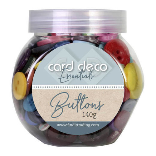 Card Deco CDEBU001 - Card Deco Essentials - Buttons 140 gr