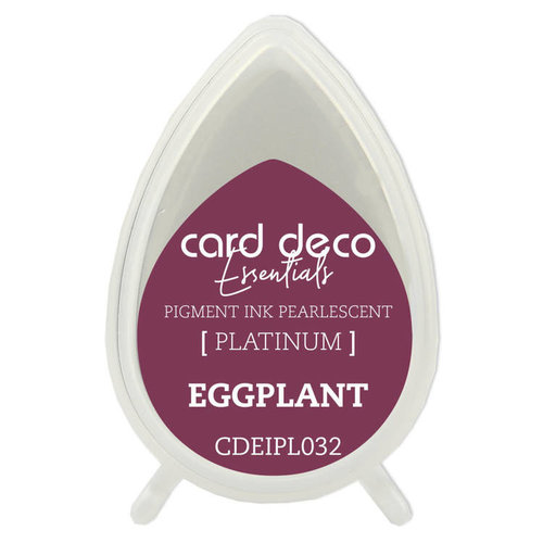 Card Deco CDEIPL032 - Card Deco Essentials Fast-Drying Pigment Ink Pearlescent Eggplant