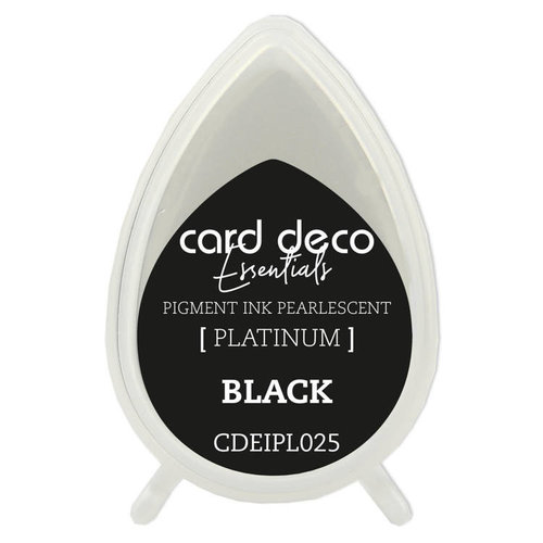 Card Deco CDEIPL025 - Card Deco Essentials Fast-Drying Pigment Ink Pearlescent Black