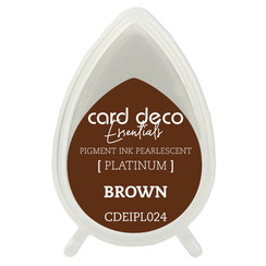 CDEIPL024 - Card Deco Essentials Fast-Drying Pigment Ink Pearlescent Brown