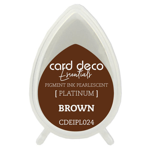 Card Deco CDEIPL024 - Card Deco Essentials Fast-Drying Pigment Ink Pearlescent Brown