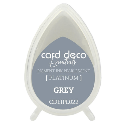 Card Deco CDEIPL022 - Card Deco Essentials Fast-Drying Pigment Ink Pearlescent Grey