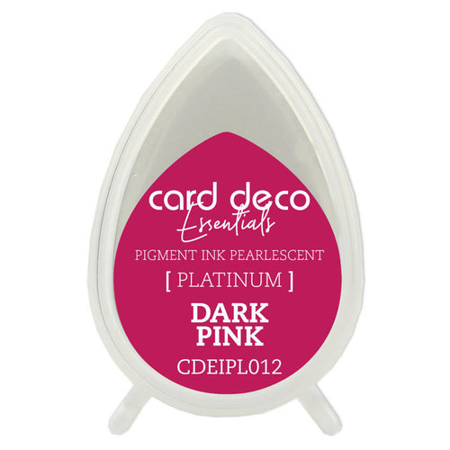 Card Deco CDEIPL012 - Card Deco Essentials Fast-Drying Pigment Ink Pearlescent Dark Pink