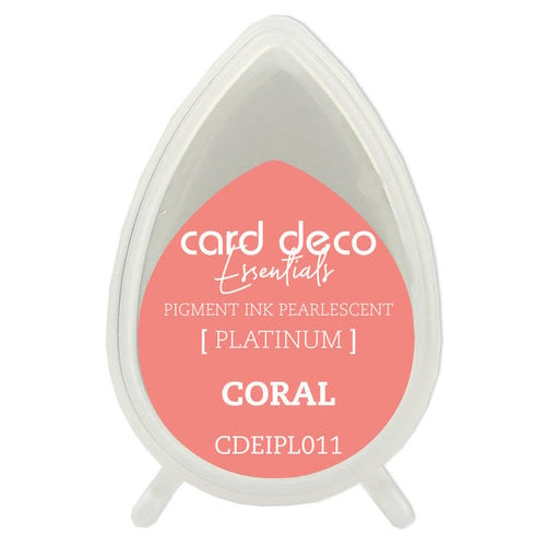 Card Deco CDEIPL011 - Card Deco Essentials Fast-Drying Pigment Ink Pearlescent Coral