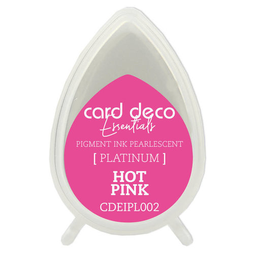 Card Deco CDEIPL002 - Card Deco Essentials Fast-Drying Pigment Ink Pearlescent Hot Pink