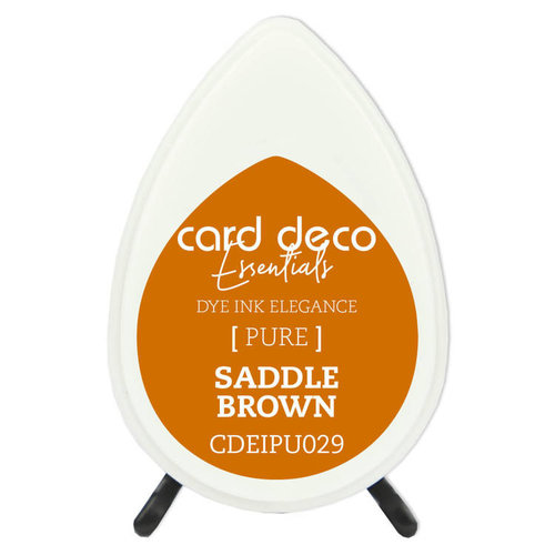 Card Deco CDEIPU029 - Card Deco Essentials Fade-Resistant Dye Ink Saddle Brown