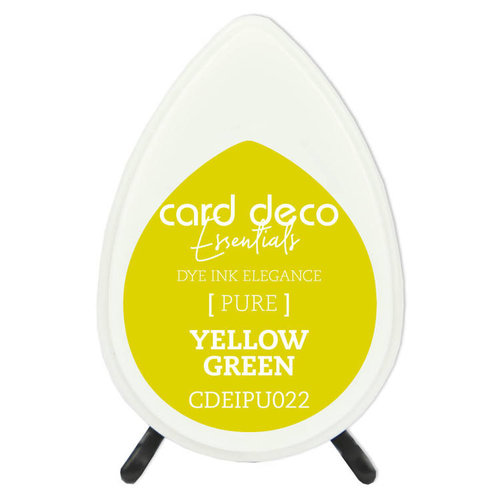 Card Deco CDEIPU022 - Card Deco Essentials Fade-Resistant Dye Ink Yellow Green