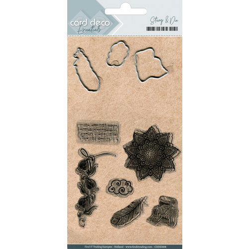 Card Deco CDESD008 - Clear stamps & Cutting Die