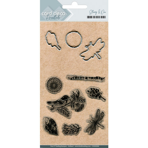 Card Deco CDESD006 - Clear stamps & Cutting Die