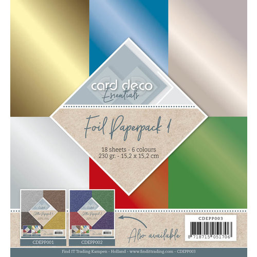 Card Deco CDEPP003 - Foil Paperpack