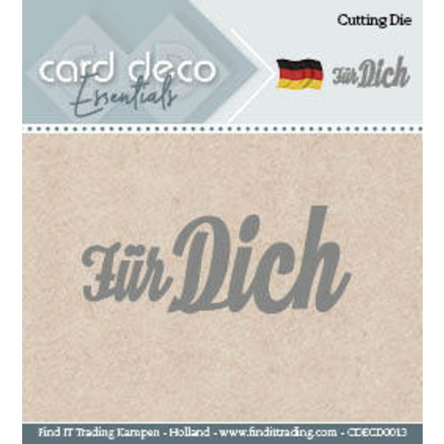 Card Deco CDECD0013 - Card Deco Cutting Dies- Für Dich