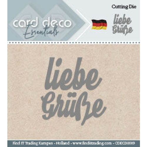 Card Deco CDECD0009 - Card Deco Cutting Dies- Liebe Grüsse