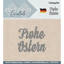 CDECD0007 - Card Deco Cutting Dies- Frohe Ostern