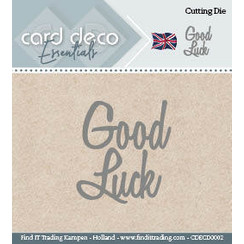 CDECD0002 - Card Deco Cutting Dies- Good Luck