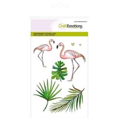 CRE0138 - CraftEmotions clearstamps A6 - flamingo