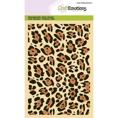 CRE0346 - CraftEmotions clearstamps A6 - panter print GB