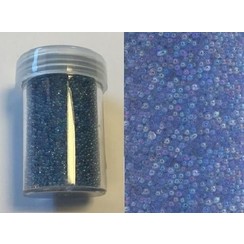 12342-4208 - Mini pearls (zonder gat) 0,8-1,0mm blauw 22 gram -4208