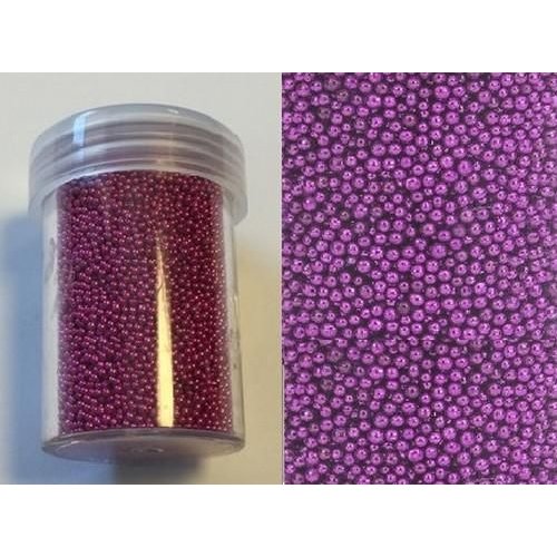 12342-4209 - Mini pearls (zonder gat) 0,8-1,0mm violet 22 gram -4209