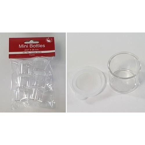 12294-9406 - Mini Bottles Ø 27x28mm, 6 pcs