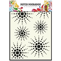 470.715.026 - Dutch Doobadoo Dutch Mask Art stencil zon A5 15.026