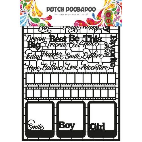 Dutch Doobadoo 472950006 - DDBD Dutch Paper Art Teksten