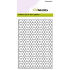 115633/0603 - CraftEmotions Die - Cutting Grid - dots rond Card 10,5x14,8cm