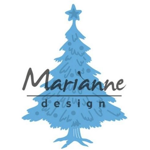 Marianne Design LR0491 - Creatable Tiny's Kerstboom versierd 1