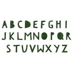 662707 - Sizzix Bigz XL Alphabet Die - Cutout Upper 7 Tim Holtz