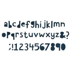 662708 - Sizzix Bigz XL Alphabet Die - Cutout Lower 8 Tim Holtz