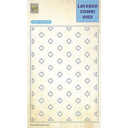 Nellie Snellen LCDE003 - Layered Combi Dies Eastern oval Layer C