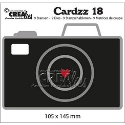 CLCZ18 - Crealies Cardzz no 18 Camera 8 105x145mm