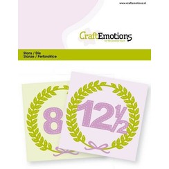 115633/0823 - CraftEmotions Die - jubileum Card 11x9cm -