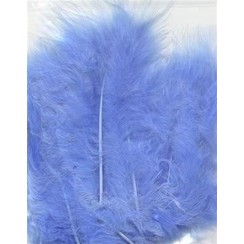 12228-2805 - Marabou Feathers,Blue,15pcs